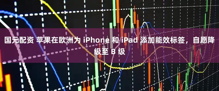 国元配资 苹果在欧洲为 iPhone 和 iPad 添加能效标签，自愿降级至 B 级