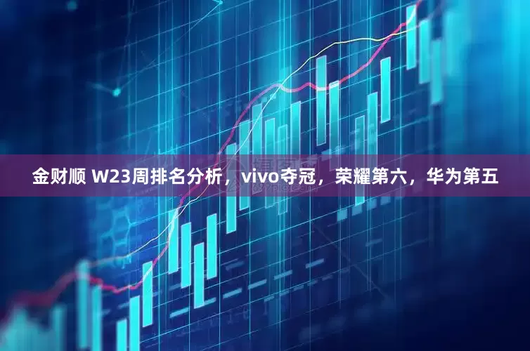金财顺 W23周排名分析，vivo夺冠，荣耀第六，华为第五